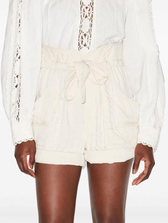 Isabel Marant Etoile ISABEL MARANT ETOILE Women Shorts & Burmudas SH0200FA C1G04E 23EC Beige Size 28" / US 6 / IT 42 - 5 Thumbnail
