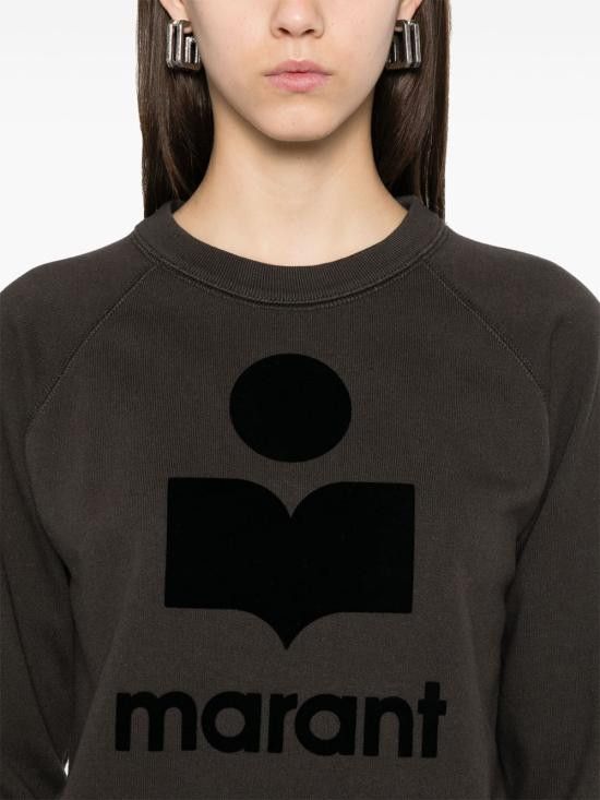 Isabel Marant Etoile ISABEL MARANT ETOILE Women Hoodies SW0160FA A1M07E 02FK Black Size S / US 4 / IT 40 - 4 Thumbnail