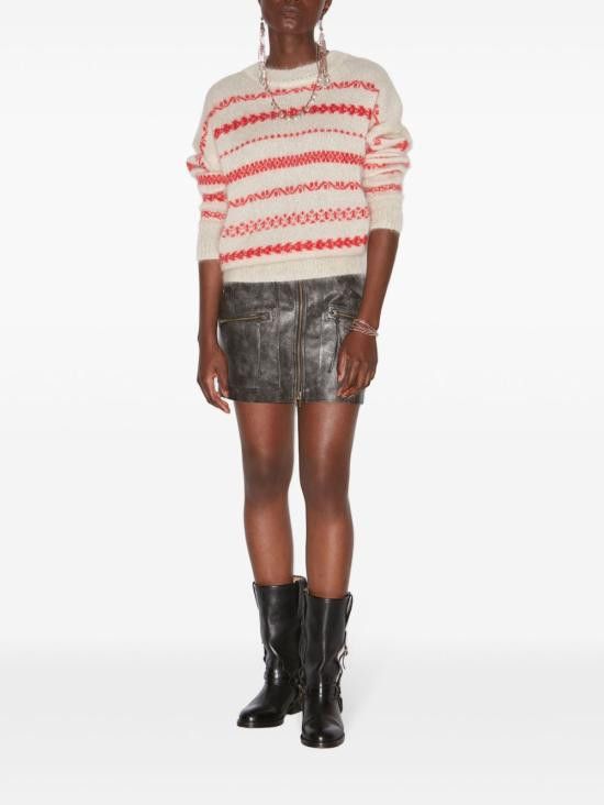 Isabel Marant Etoile ISABEL MARANT ETOILE Women Mid Skirts JU0292FA C1B01E 02FK Black Size 28" / US 6 / IT 42 - 4 Thumbnail