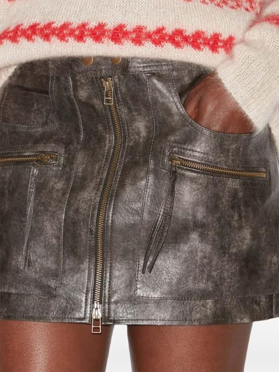Isabel Marant Etoile ISABEL MARANT ETOILE Women Mid Skirts JU0292FA C1B01E 02FK Black Size 28" / US 6 / IT 42 - 5 Thumbnail