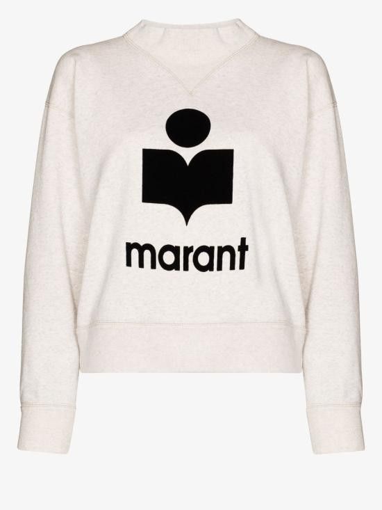Isabel Marant Etoile ISABEL MARANT ETOILE Women Hoodies SW0003FA A1M07E 23EC Beige Size S / US 4 / IT 40 - 8 Thumbnail