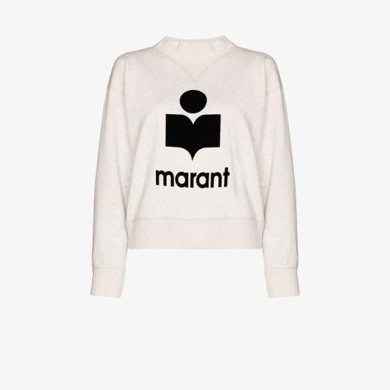 Isabel Marant Etoile ISABEL MARANT ETOILE Women Hoodies SW0003FA A1M07E 23EC Beige Size M / US 6-8 / IT 42-44 - 7 Thumbnail