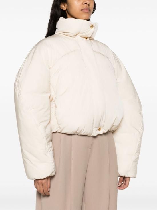 Jacquemus JACQUEMUS Women Bubble Jackets 241CO049 1320110 White Size M / US 6-8 / IT 42-44 - 2 Thumbnail