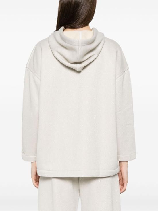 Max Mara MAX MARA Women Hoodies 11921038600 001 Beige Size S / US 4 / IT 40 - 5 Thumbnail