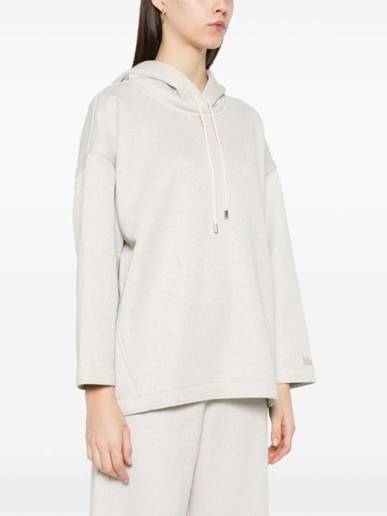 Max Mara MAX MARA Women Hoodies 11921038600 001 Beige Size XS / US 0-2 / IT 36-38 - 4 Thumbnail