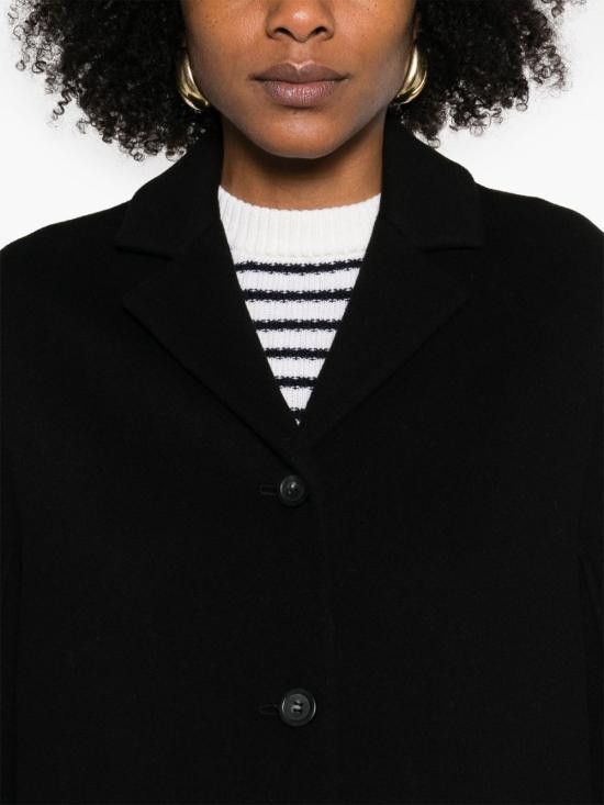 Sportmax SPORTMAX Women Coats 12011031600 013 Black Size S / US 4 / IT 40 - 5 Thumbnail