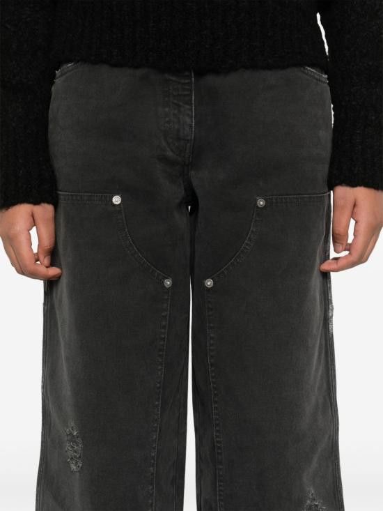Golden Goose GOLDEN GOOSE Women Denim Pants GWP01942 P00192190100 Black Size 26" / US 2 / IT 38 - 2 Thumbnail