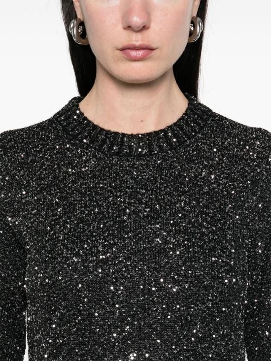 Golden Goose GOLDEN GOOSE Women Sweater GWP01165 P00182390100 Black Size M / US 6-8 / IT 42-44 - 4 Thumbnail