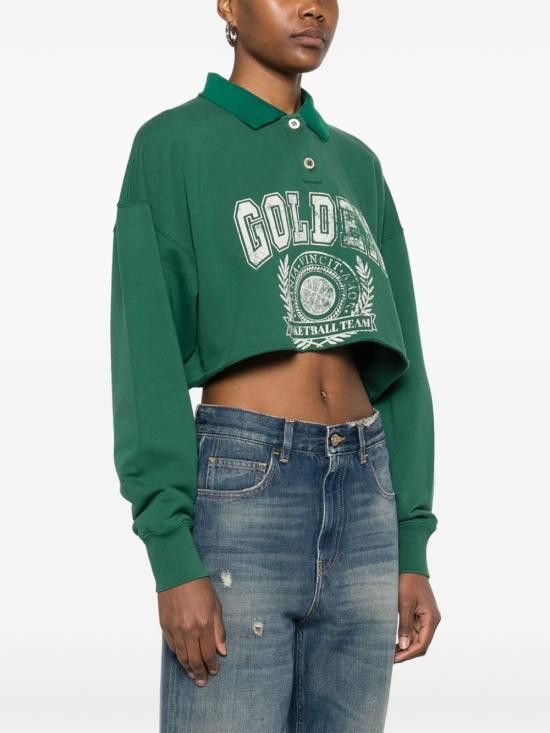Golden Goose GOLDEN GOOSE Women Hoodies GWP02200 P00188835913 Green Size M / US 6-8 / IT 42-44 - 2 Thumbnail