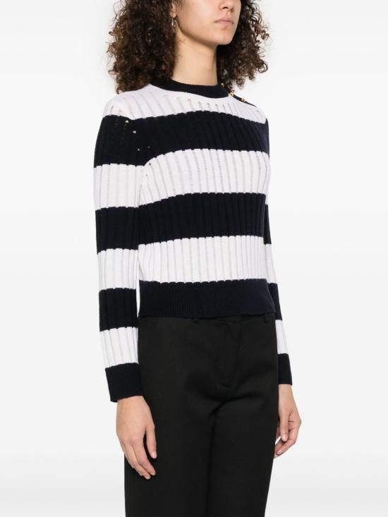 Max Mara MAX MARA Women Sweater 11361111600 019 White Size S / US 4 / IT 40 - 3 Thumbnail