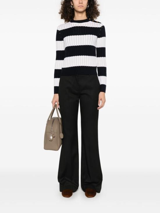 Max Mara MAX MARA Women Sweater 11361111600 019 White Size S / US 4 / IT 40 - 4 Thumbnail