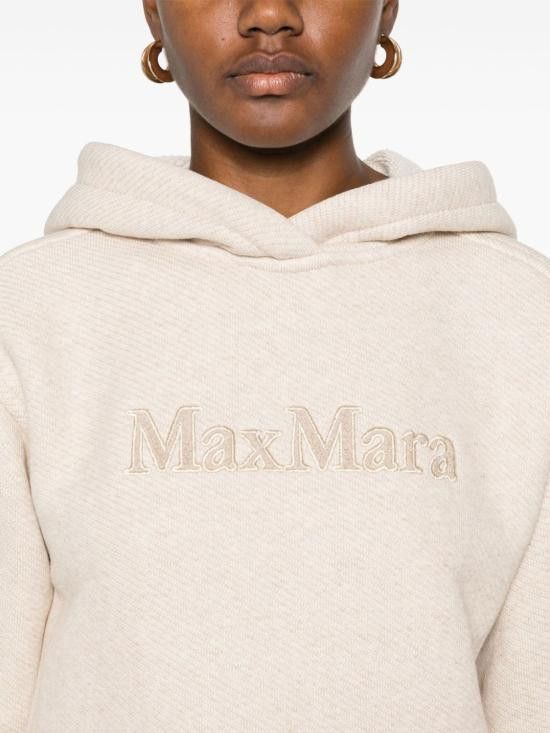 Max Mara MAX MARA Women Hoodies 11921018600 002 Beige Size M / US 6-8 / IT 42-44 - 2 Thumbnail