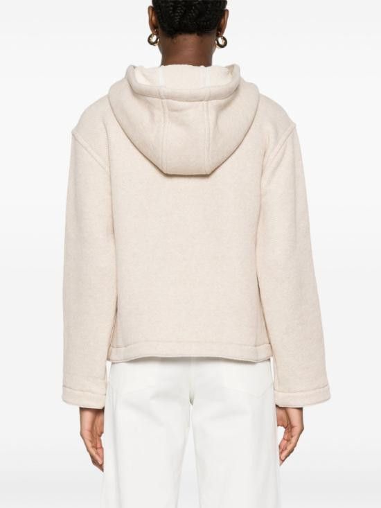 Max Mara MAX MARA Women Hoodies 11921018600 002 Beige Size S / US 4 / IT 40 - 3 Thumbnail