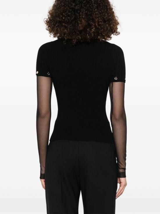 Sportmax SPORTMAX Women Sweater 12361111600 004 Black Size S / US 4 / IT 40 - 3 Thumbnail
