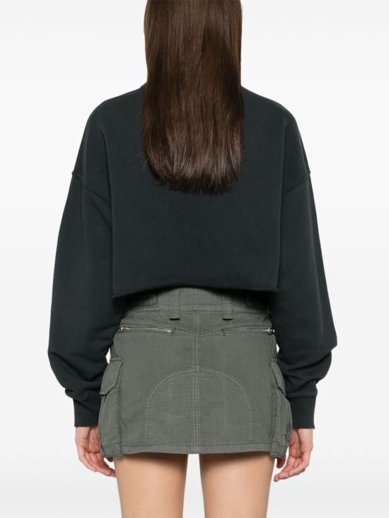 Golden Goose GOLDEN GOOSE Women Hoodies GWP02203 P00189690456 Black Size L / US 10 / IT 46 - 2 Thumbnail