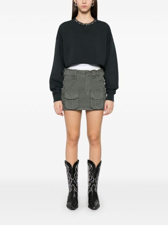 Golden Goose GOLDEN GOOSE Women Hoodies GWP02203 P00189690456 Black Size L / US 10 / IT 46 - 4 Thumbnail