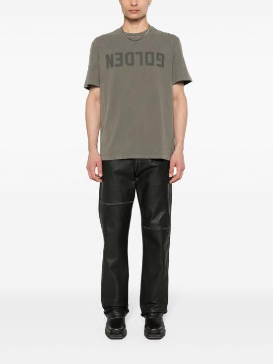 Golden Goose GOLDEN GOOSE Men T-Shirts GMP01220 P00067135479 Green Size US M / EU 48-50 / 2 - 2 Thumbnail