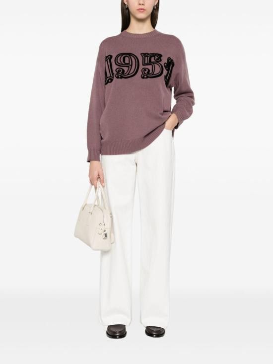 Max Mara MAX MARA Women Sweater 11361191600 036 Purple Size S / US 4 / IT 40 - 5 Thumbnail