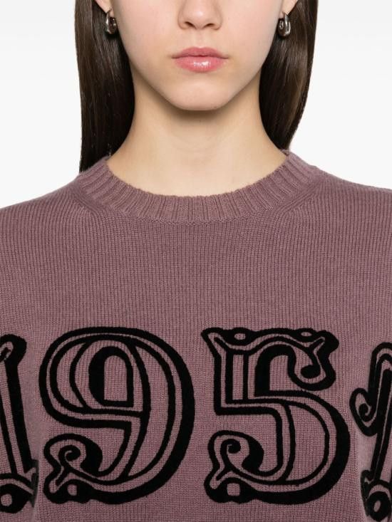 Max Mara MAX MARA Women Sweater 11361191600 036 Purple Size S / US 4 / IT 40 - 3 Thumbnail