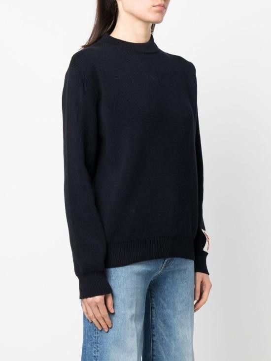 Golden Goose GOLDEN GOOSE Women Sweater GWP00951 P00066250486 Blue Size M / US 6-8 / IT 42-44 - 2 Thumbnail