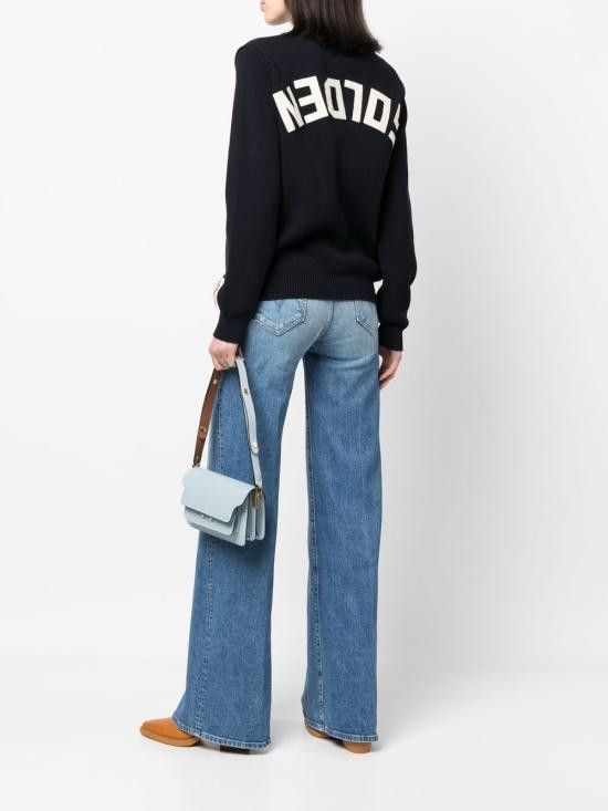Golden Goose GOLDEN GOOSE Women Sweater GWP00951 P00066250486 Blue Size XS / US 0-2 / IT 36-38 - 3 Thumbnail