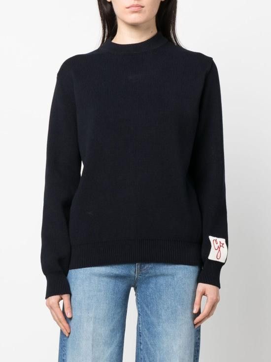 Golden Goose GOLDEN GOOSE Women Sweater GWP00951 P00066250486 Blue Size XS / US 0-2 / IT 36-38 - 5 Thumbnail