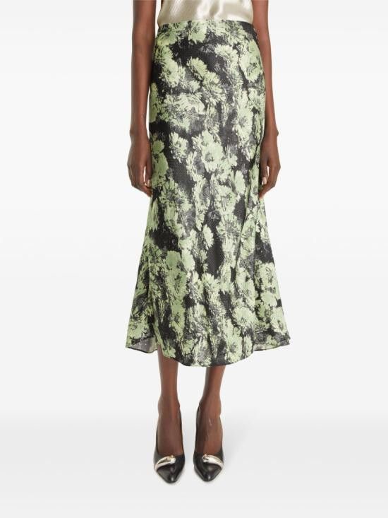 Tory Burch TORY BURCH Women Mid Skirts 165457 300 Green Size 26" / US 2 / IT 38 - 4 Thumbnail
