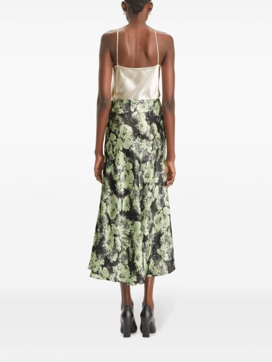Tory Burch TORY BURCH Women Mid Skirts 165457 300 Green Size 28" / US 6 / IT 42 - 3 Thumbnail