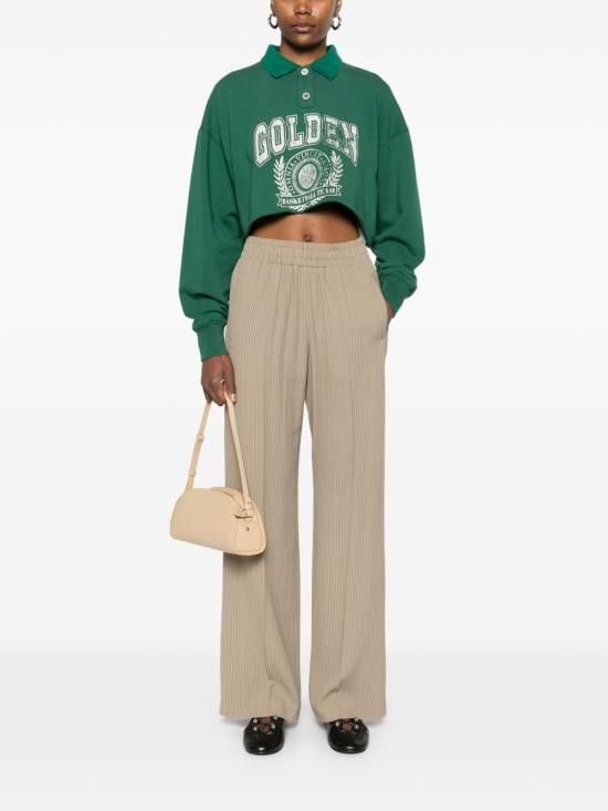 Golden Goose GOLDEN GOOSE Women Straight Pants GWP00821 P00187055550 Beige Size 27" / US 4 / IT 40 - 5 Thumbnail