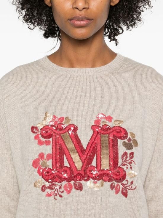 Max Mara MAX MARA Women Sweater 11361171600 029 Brown Size S / US 4 / IT 40 - 2 Thumbnail