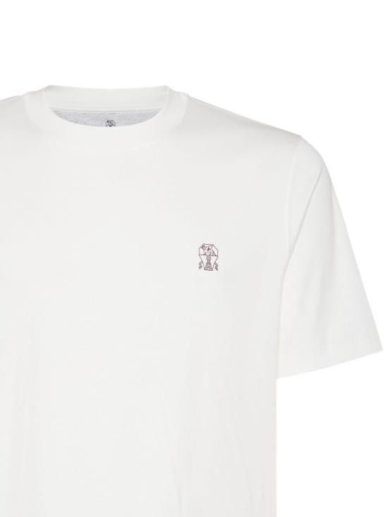Brunello Cucinelli BRUNELLO CUCINELLI Men T-Shirts M0B138440 CBH20 White Size US S / EU 44-46 / 1 - 7 Thumbnail