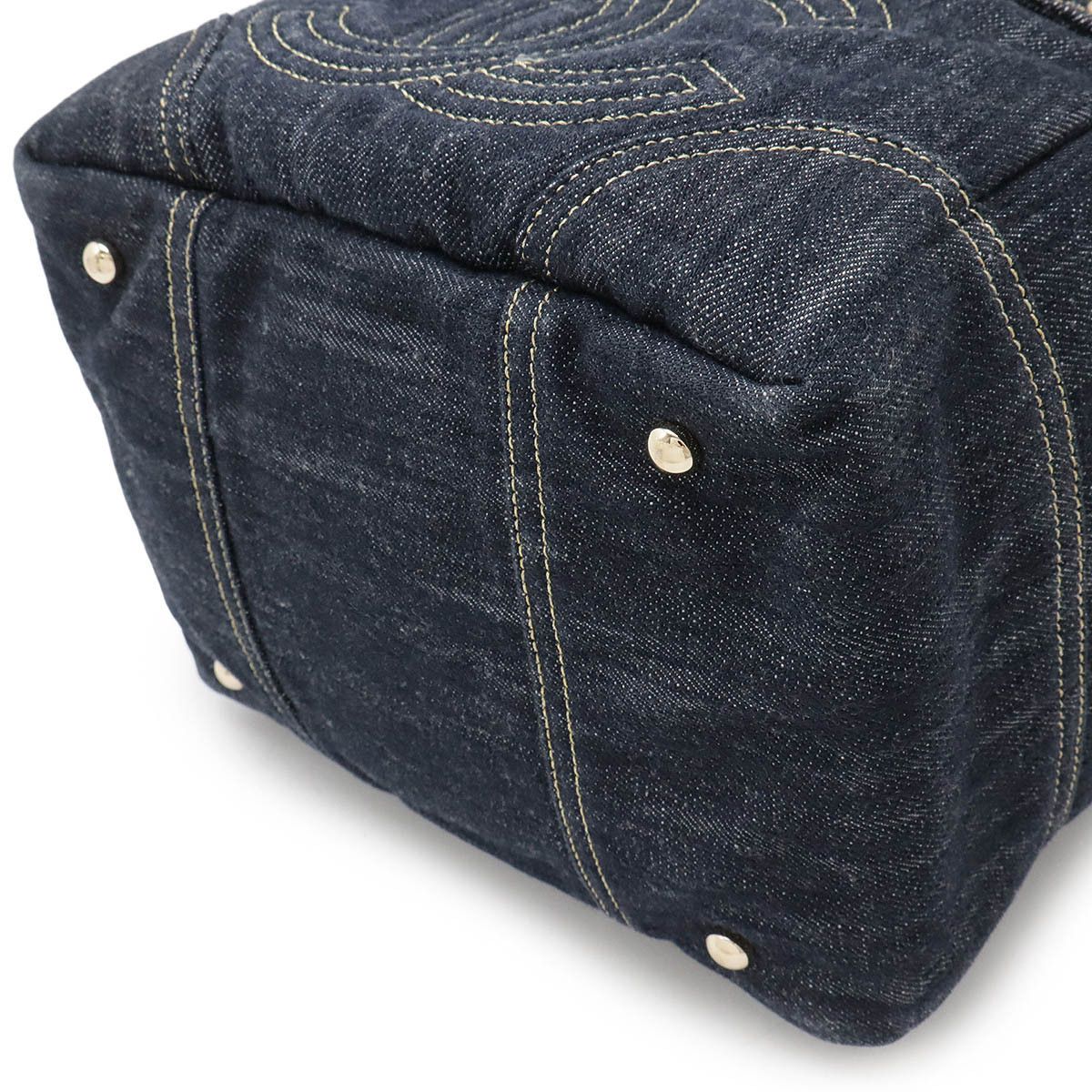 Chanel Chanel Chanel Sparkling Denim Tote Bag Denim Tote Bag A31985 DUTY FREE for USA Size ONE SIZE - 3 Thumbnail