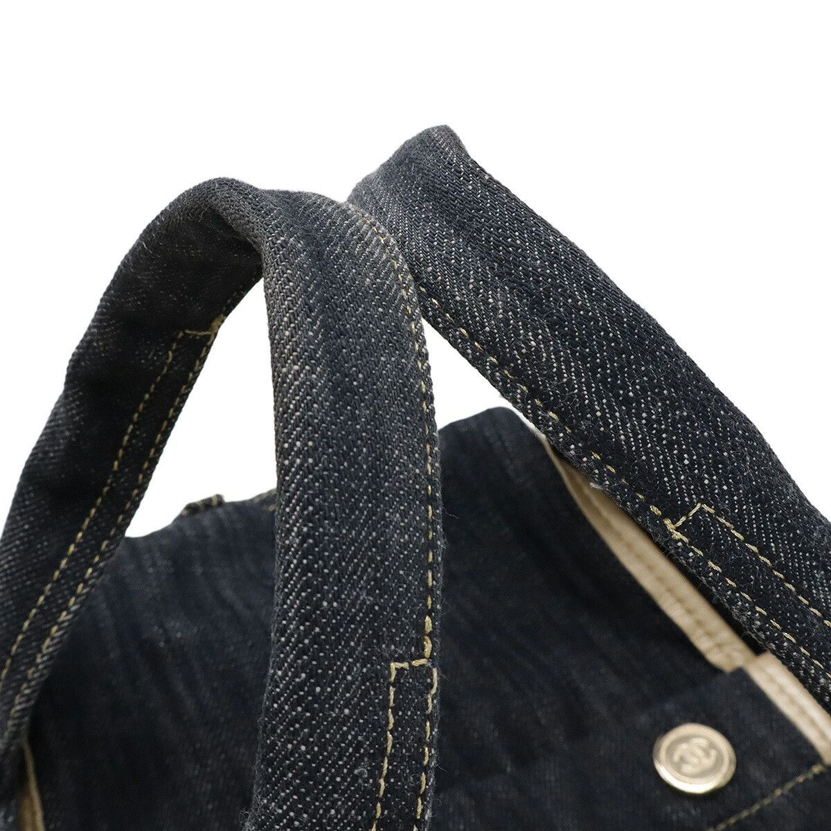 Chanel Chanel Chanel Sparkling Denim Tote Bag Denim Tote Bag A31985 DUTY FREE for USA Size ONE SIZE - 6 Thumbnail