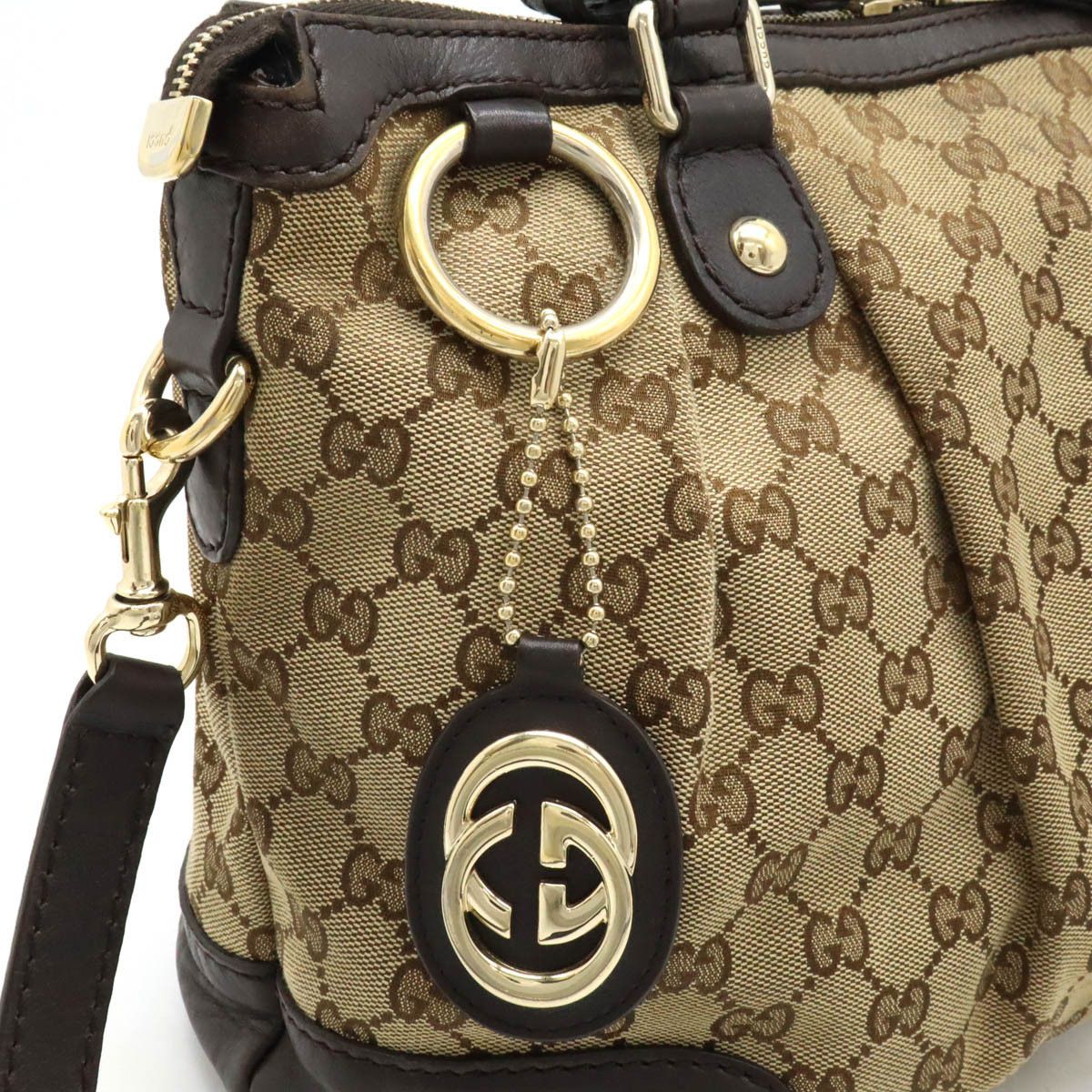 Gucci Gucci Gucci Sukey GG Canvas 2way Bag Canvas Tote Bag 247902 Size ONE SIZE - 8 Thumbnail