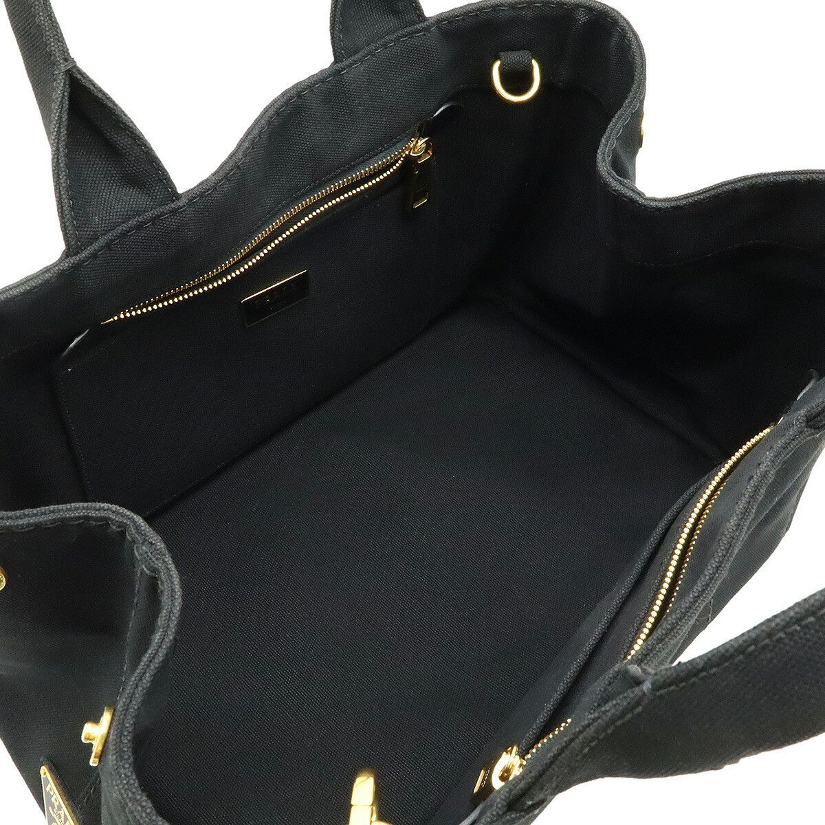 Prada Prada Prada CANAPA Canvas 2way Bag Canvas Tote Bag 1BG642 DUTY FREE for USA Size ONE SIZE - 5 Thumbnail