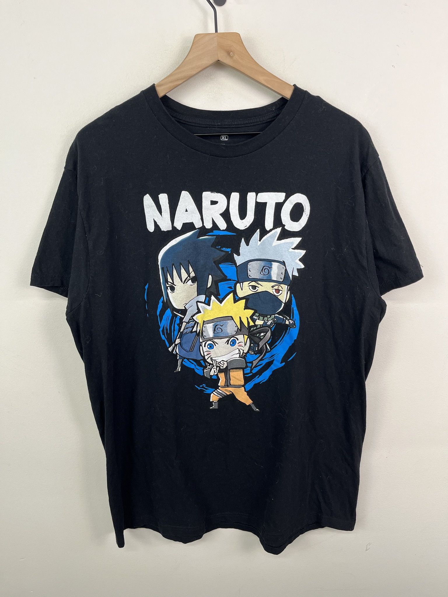 Vintage Y2K Naruto Sasuke Itachi Anime T Shirt Size XL Size US XL / EU 56 / 4 - 2 Thumbnail