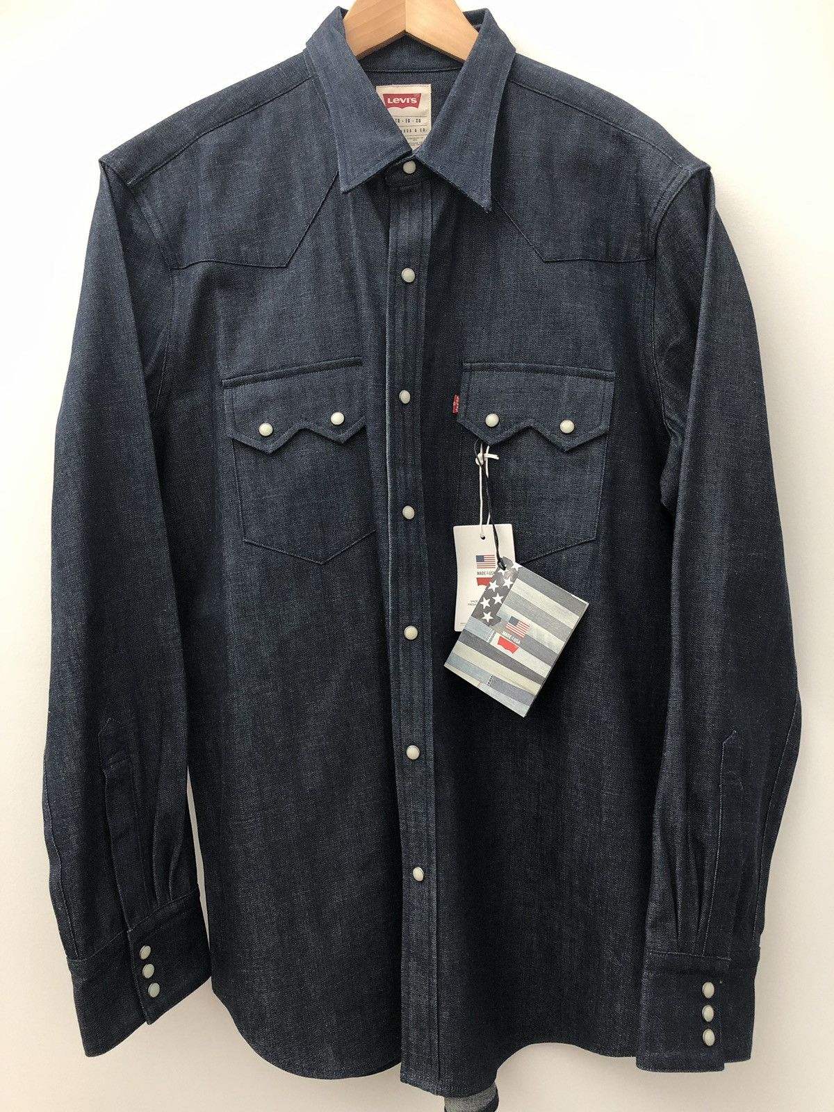 Levis cone denim shirt hotsell