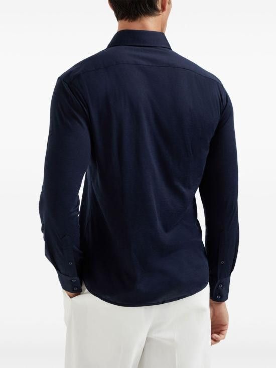 Brunello Cucinelli BRUNELLO CUCINELLI Men Long Tops MH8366686 C6134 Blue Size US M / EU 48-50 / 2 - 4 Thumbnail