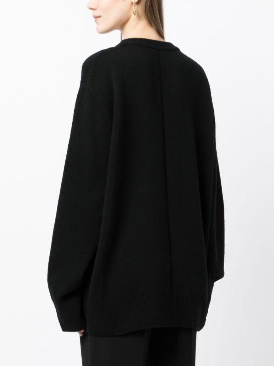 The Row THE ROW Women Sweater 5582Y184 BLK Black Size M / US 6-8 / IT 42-44 - 4 Thumbnail