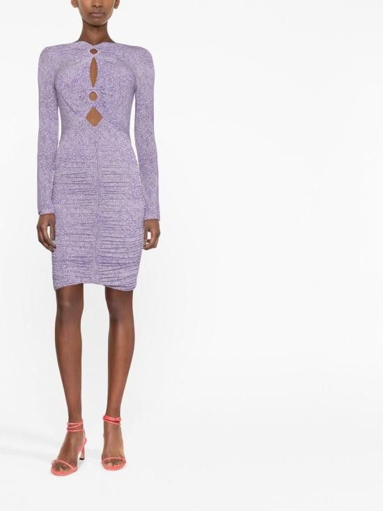 Isabel Marant ISABEL MARANT Women Short Skirts RO0076FA A1K32I JANAUTVI Purple Size S / US 4 / IT 40 - 4 Thumbnail