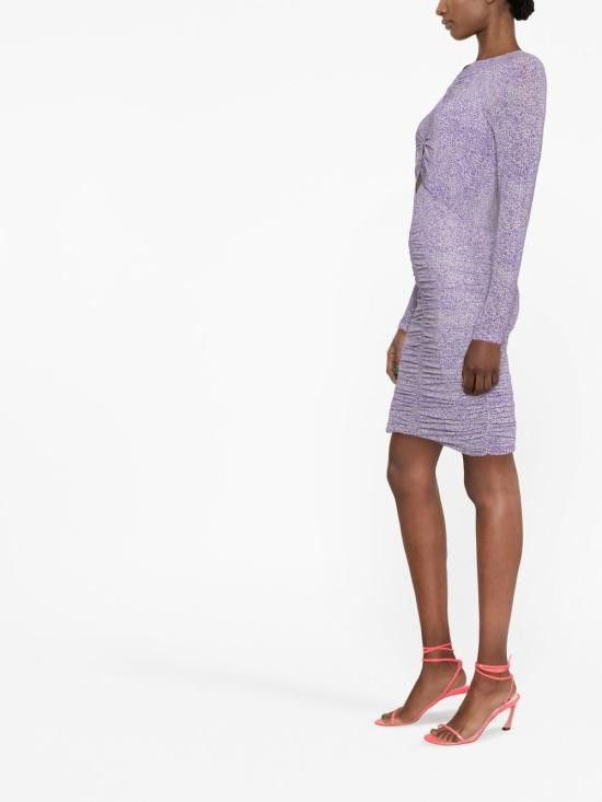 Isabel Marant ISABEL MARANT Women Short Skirts RO0076FA A1K32I JANAUTVI Purple Size S / US 4 / IT 40 - 2 Thumbnail