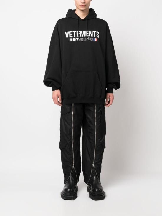 Vetements VETEMENTS Women Hoodies UE54HD100B BLACK Black Size M / US 6-8 / IT 42-44 - 5 Thumbnail