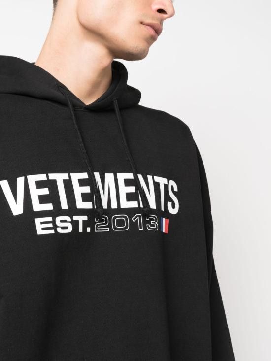 Vetements VETEMENTS Women Hoodies UE54HD100B BLACK Black Size M / US 6-8 / IT 42-44 - 4 Thumbnail