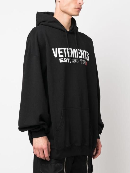 Vetements VETEMENTS Women Hoodies UE54HD100B BLACK Black Size M / US 6-8 / IT 42-44 - 3 Thumbnail