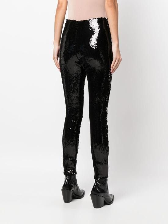 Isabel Marant ISABEL MARANT Women Straight Pants PA2302 22H031I MADILIO01BK Black Size 26" / US 2 / IT 38 - 2 Thumbnail