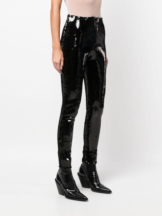 Isabel Marant ISABEL MARANT Women Straight Pants PA2302 22H031I MADILIO01BK Black Size 26" / US 2 / IT 38 - 5 Thumbnail