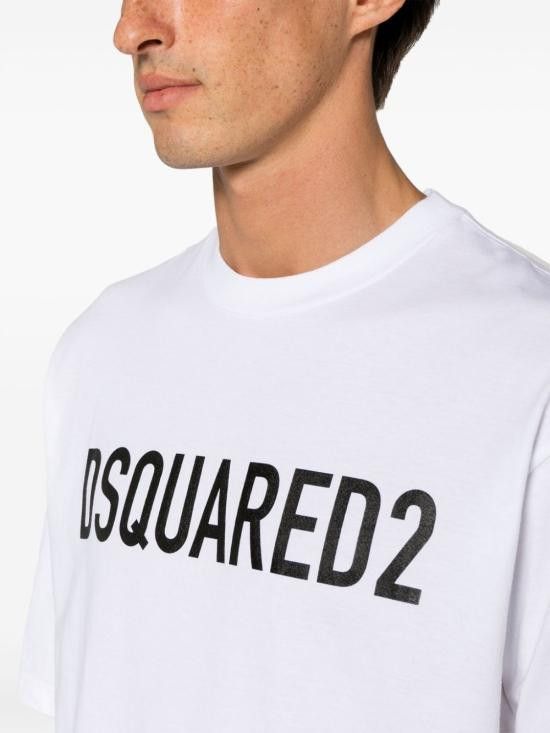 Dsquared2 DSQUARED2 Men T-Shirts S74GD1197 D20004100 White Size US L / EU 52-54 / 3 - 2 Thumbnail