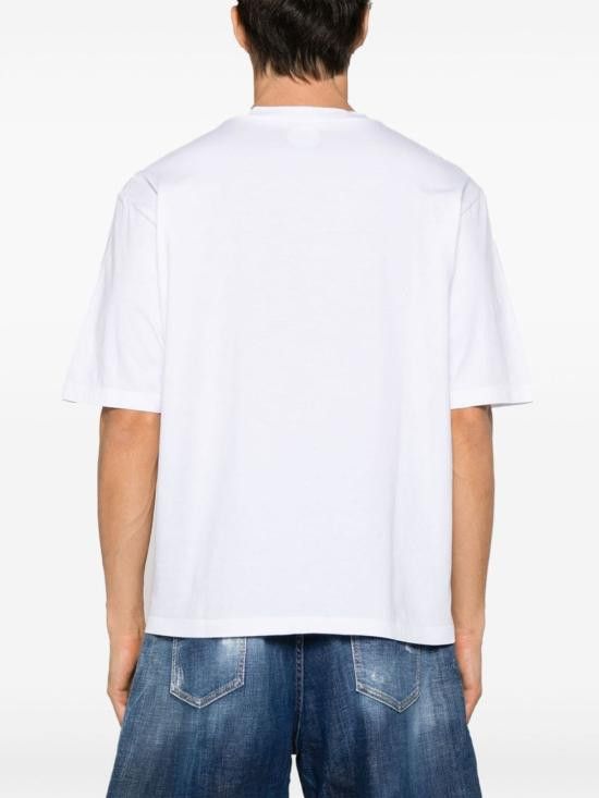 Dsquared2 DSQUARED2 Men T-Shirts S74GD1197 D20004100 White Size US S / EU 44-46 / 1 - 3 Thumbnail