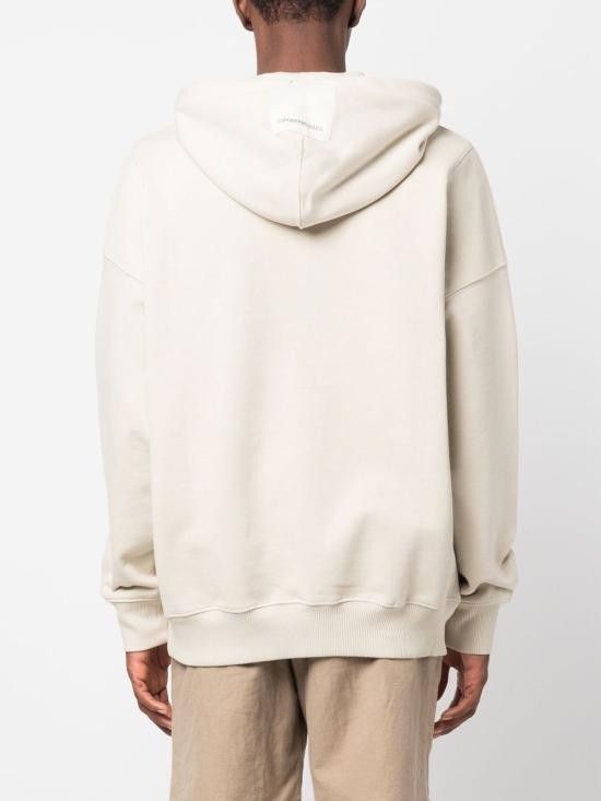 Emporio Armani EMPORIO ARMANI Women Hoodies 3R1M6I 1JSFZ0136 White Size S / US 4 / IT 40 - 3 Thumbnail