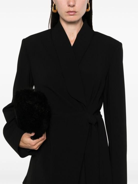 Max Mara MAX MARA Women Jackets 21046074600 003 Black Size S / US 4 / IT 40 - 3 Thumbnail